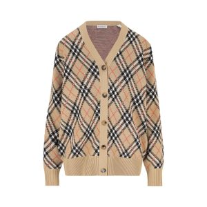 BURBERRY Cardigan In Misto Lana