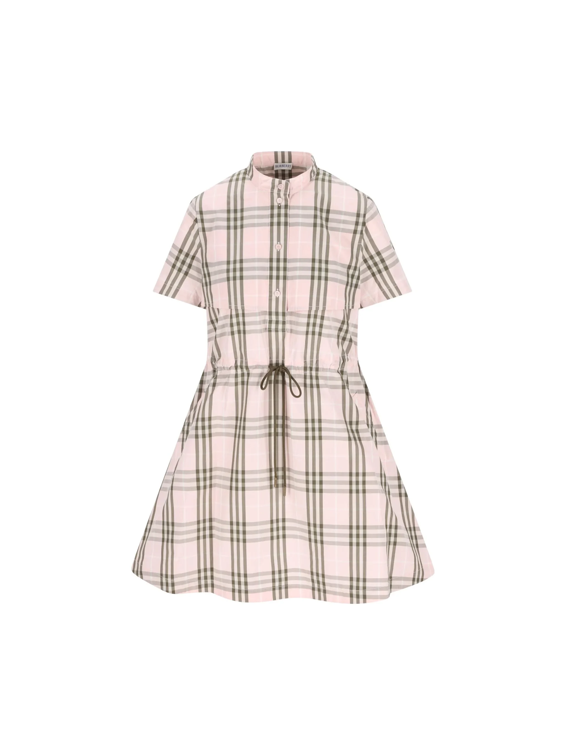 BURBERRY Abito In Cotone Check - immagine 2