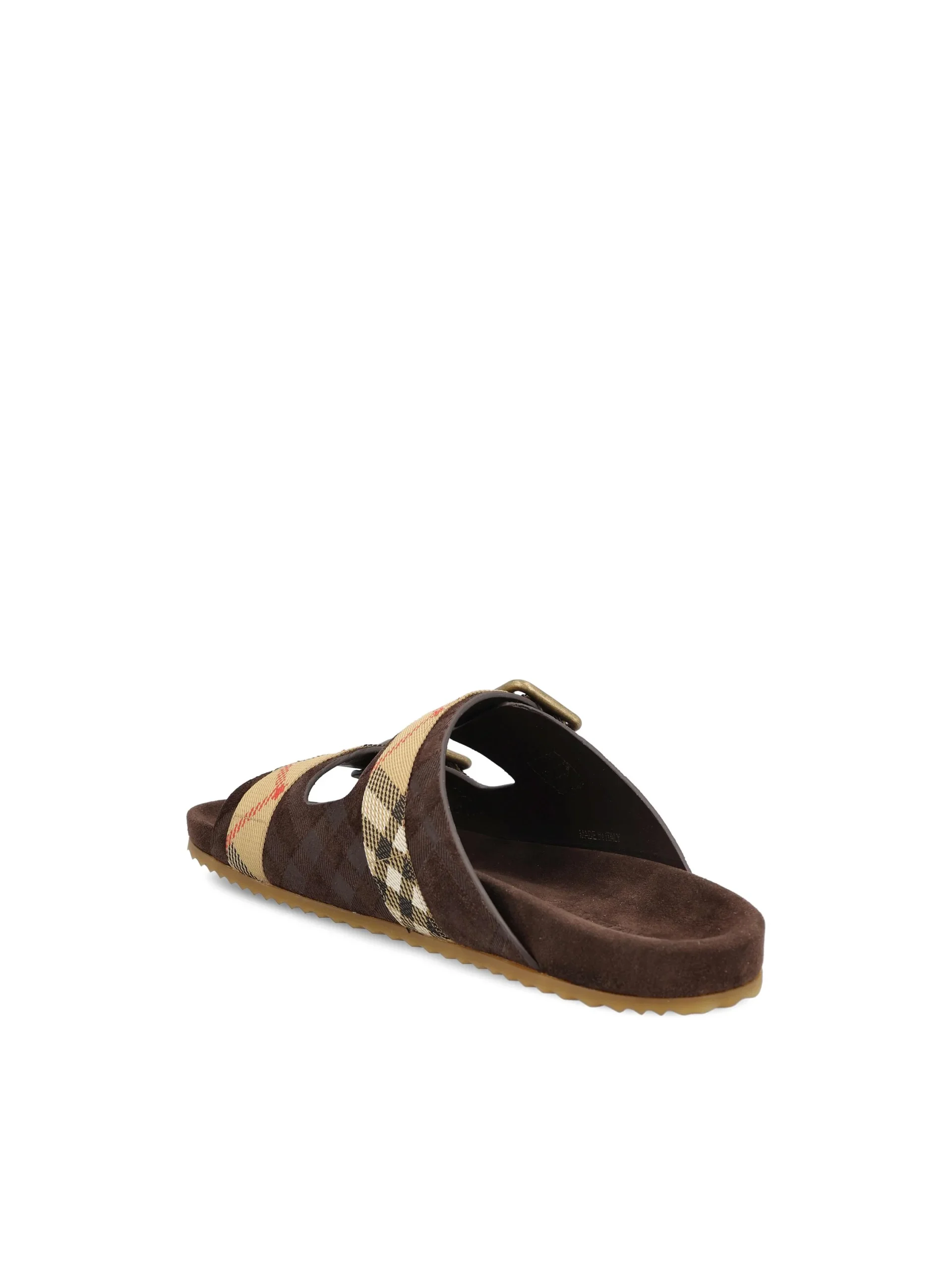 BURBERRY Sandali Urchin In Pelle Scamosciata - immagine 4