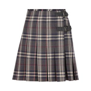 BURBERRY Mini Gonna In Lana