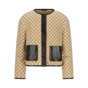 GUCCI Giacca In Montone GG