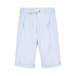 BRUNELLO CUCINELLI Shorts In Lino E Lana