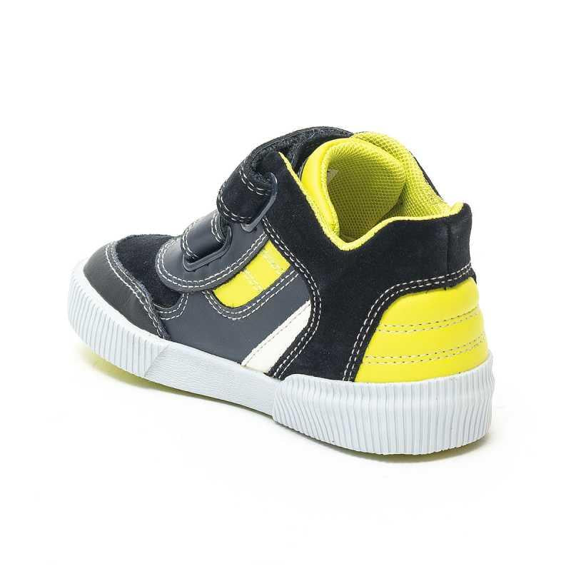 Sneakers Geox Primi Passi Kilwi Blu/Giallo - immagine 5