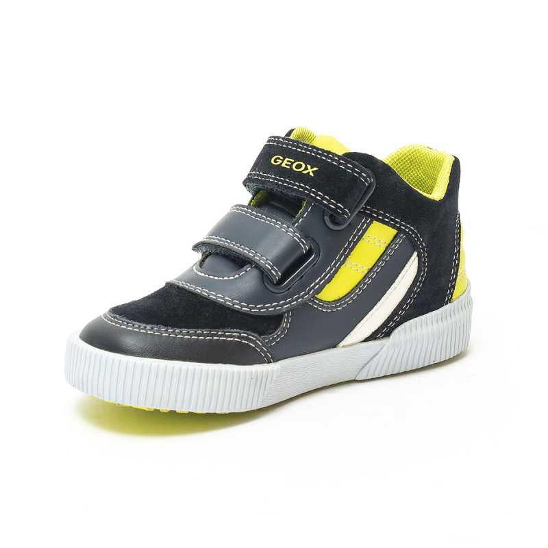 Sneakers Geox Primi Passi Kilwi Blu/Giallo - immagine 4