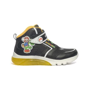 Sneakers Geox CIBERDRON BOY Nere Gialle