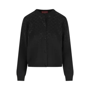 GUCCI Cardigan In Lana GG