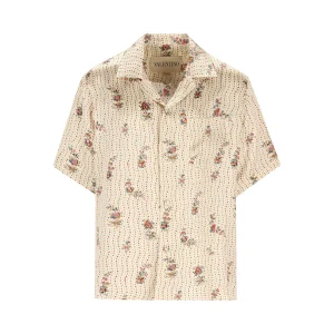 VALENTINO GARAVANI Camicia Da Bowling In Seta