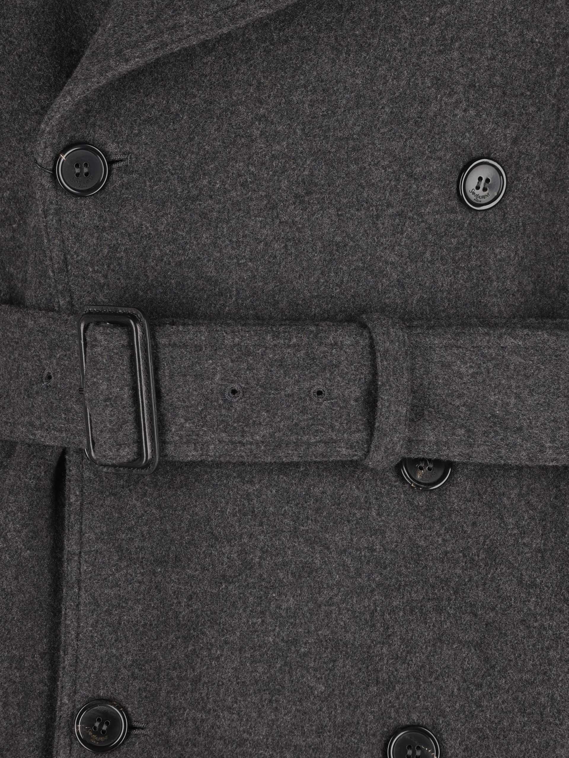 SAINT LAURENT Cappotto Lungo In Cashmere - immagine 5