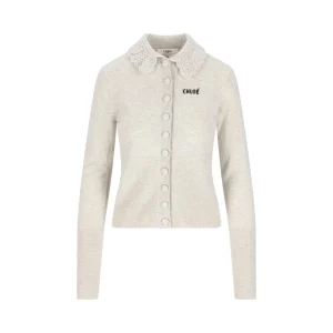 CHLOE' Cardigan in Lana