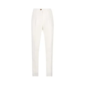 BRUNELLO CUCINELLI Pantalone In Gabardine Di Cotone