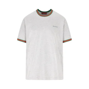 GUCCI T-shirt In Jersey Di Cotone