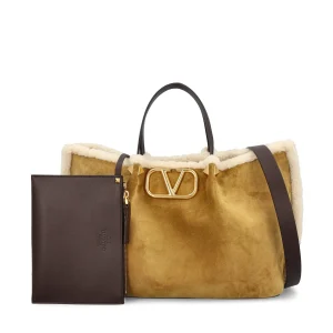 VALENTINO GARAVANI Borsa Shopping Media Valentino Garavani In Suede