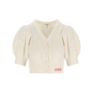 CHLOE' Cardigan In Lana E Cashmere