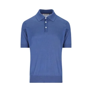 BRUNELLO CUCINELLI Polo In Misto Seta
