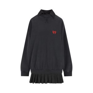 BALENCIAGA Abito Corto In Cotone