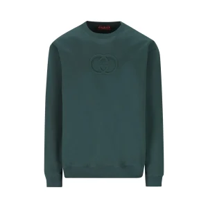 GUCCI Felpa In Cotone Spazzolato