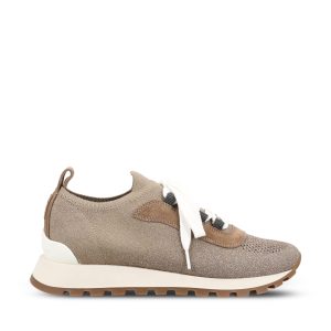 BRUNELLO CUCINELLI Sneakers Runners In Camoscio