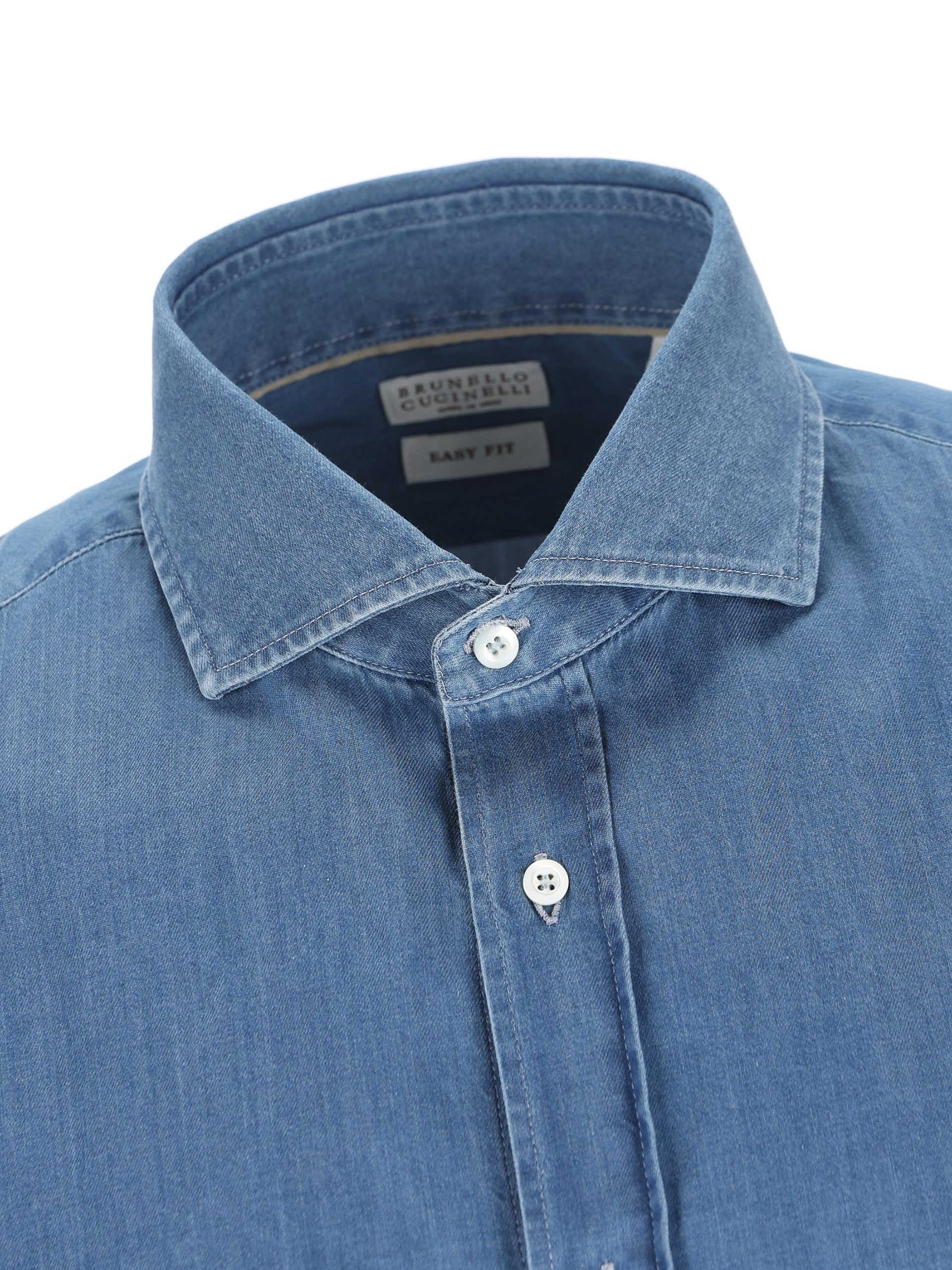 BRUNELLO CUCINELLI Camicia In Cotone - immagine 4