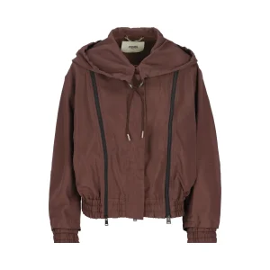 FENDI Bomber In Viscosa Tecnica