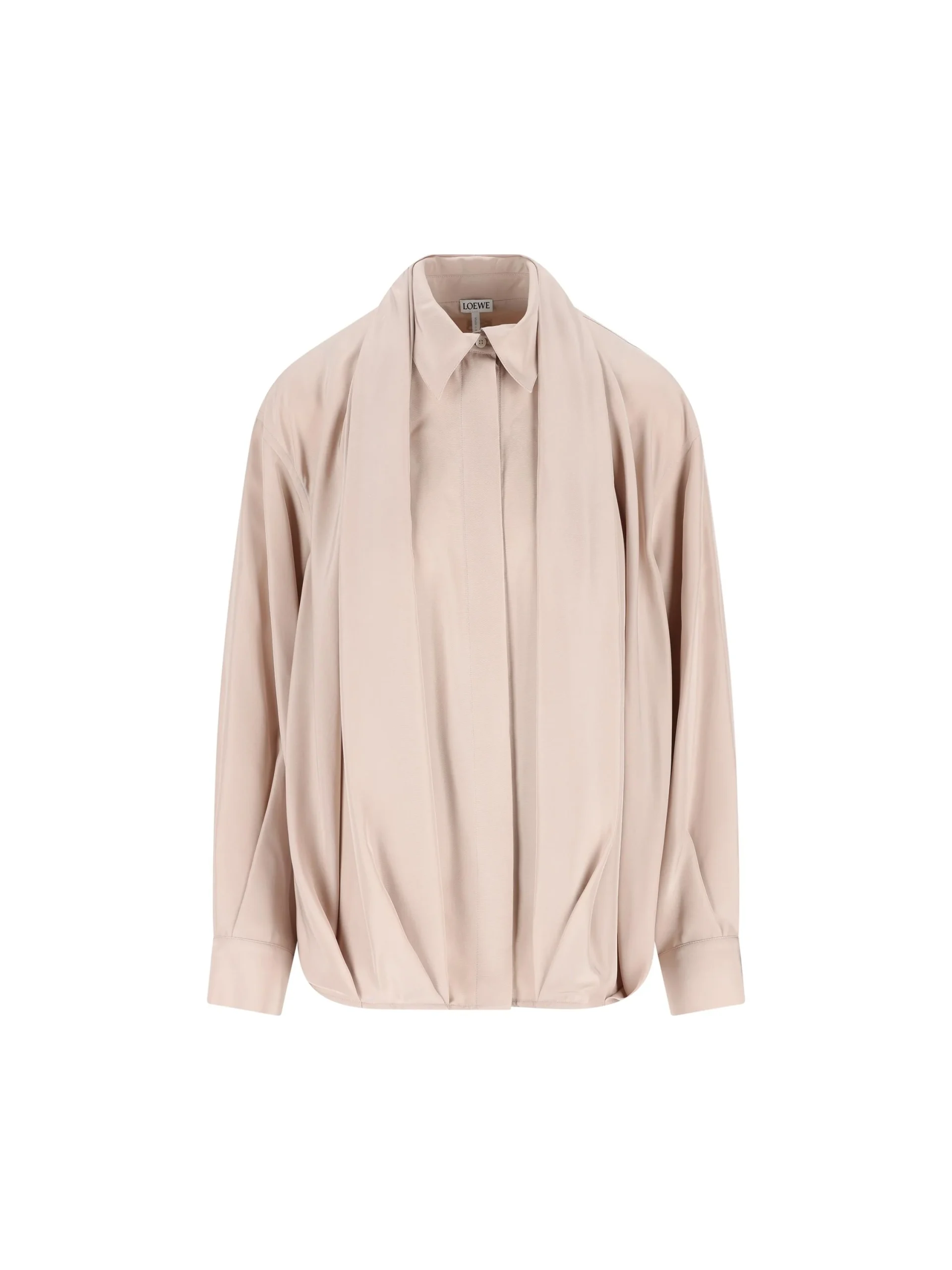 LOEWE Camicia Drappeggiata In Seta