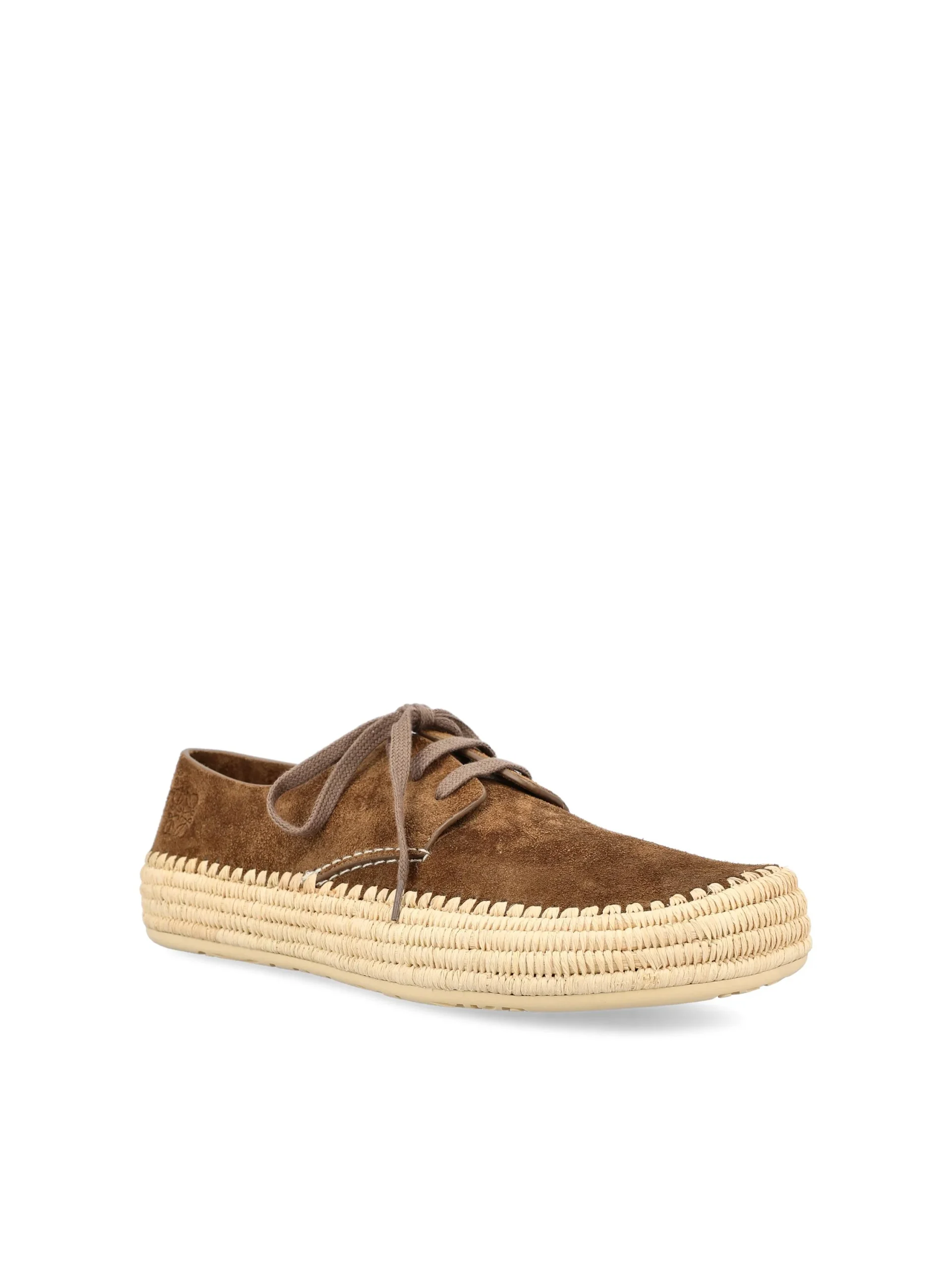 LOEWE Stringata Rio In Camoscio E Rafia - immagine 3