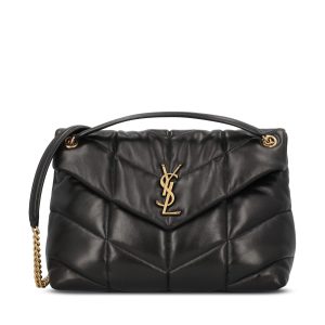SAINT LAURENT Borsa Puffer Media In Pelle