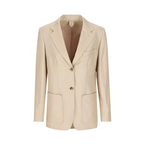 MAX MARA Blazer Monopetto In Canvas