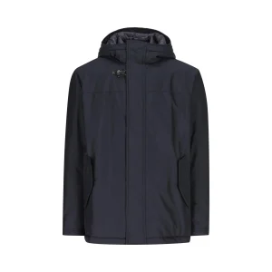 FAY Caban Double Front In Gabardine Tecnico