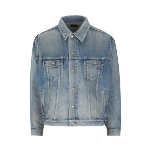 SAINT LAURENT Giacca Trucker In Denim