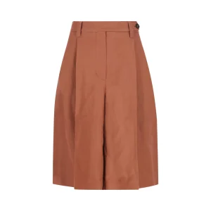 BRUNELLO CUCINELLI Bermuda Sartorial In Twill Fluid