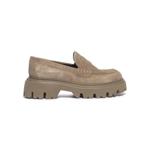 Mocassini Frau 85a1 Beige