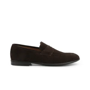 Mocassini Uomo in camoscio marrone - Leone